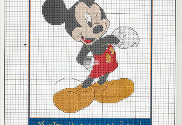 Mickey Mouse cross stitch patterns (3)