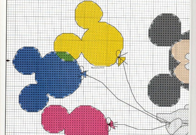 Mickey Mouse cross stitch patterns (5)