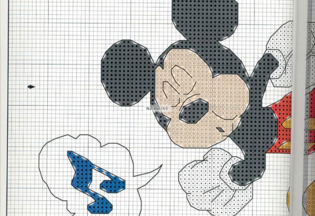 Mickey Mouse cross stitch patterns (7)