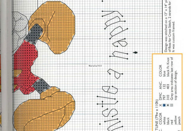 Mickey Mouse cross stitch patterns (8)