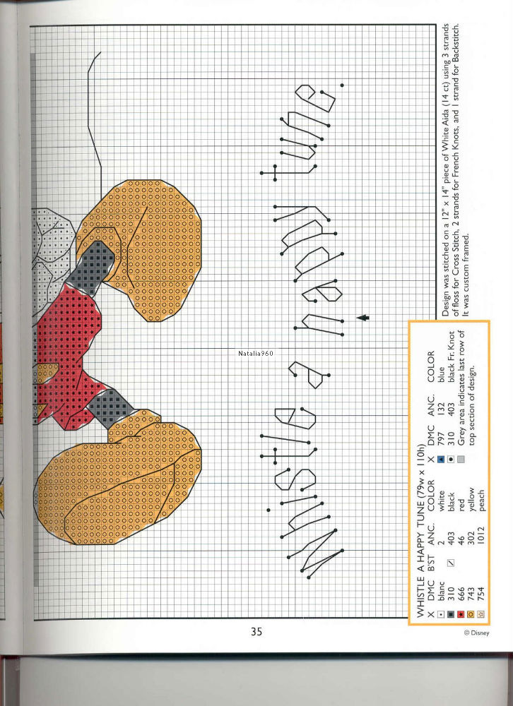 Mickey Mouse cross stitch patterns (8)