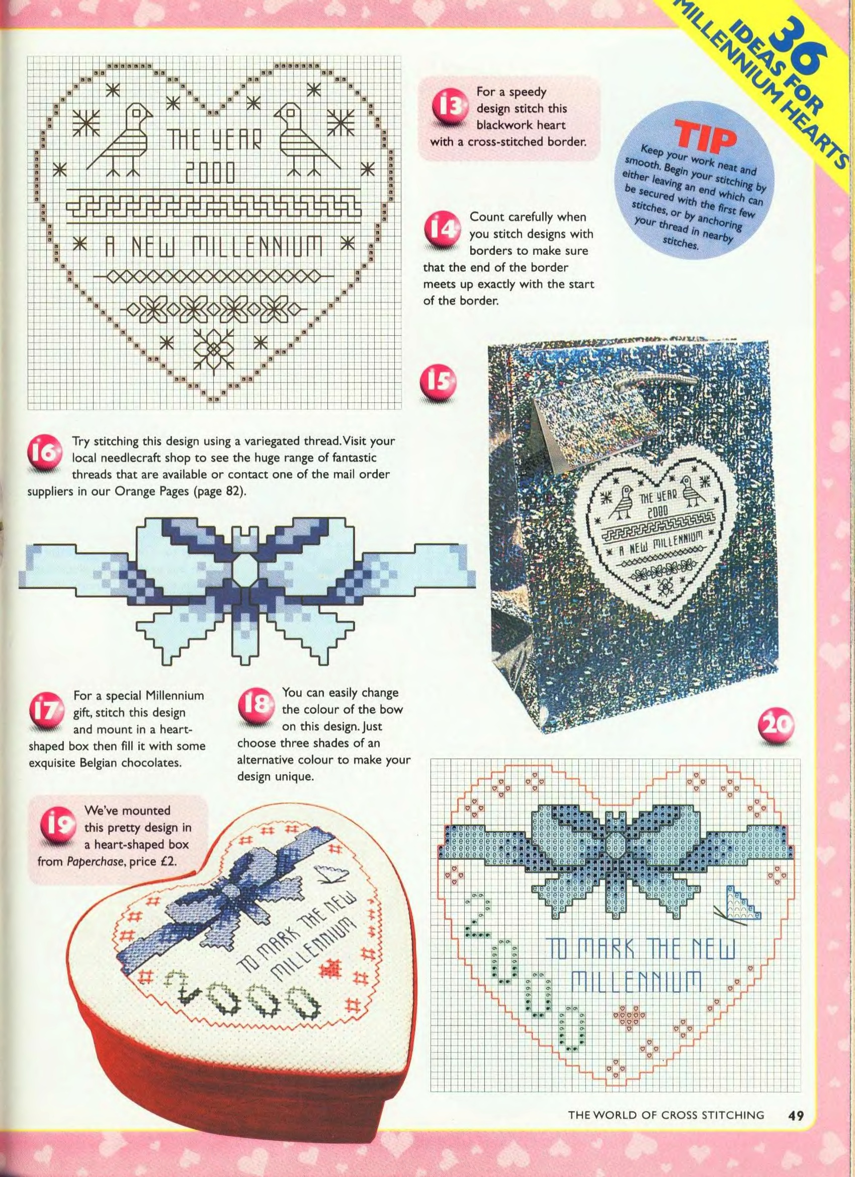Millenium hearts ideas cross stitch pattern (4)