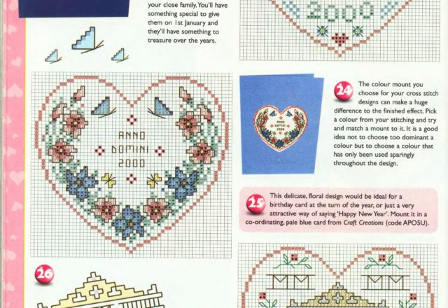 Millenium hearts ideas cross stitch pattern (5)