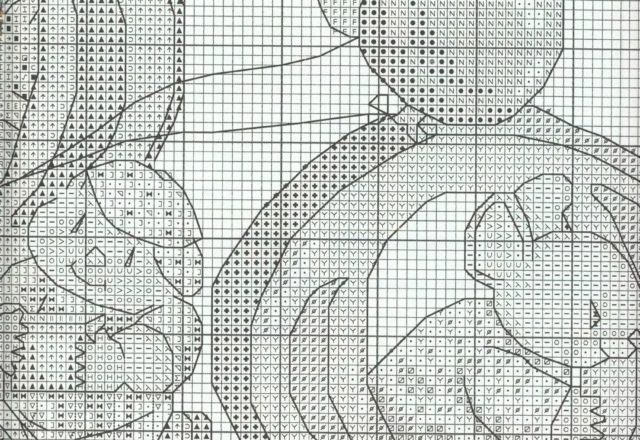 Millenium party-time cross stitch pattern (4)