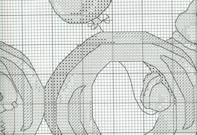 Millenium party-time cross stitch pattern (5)