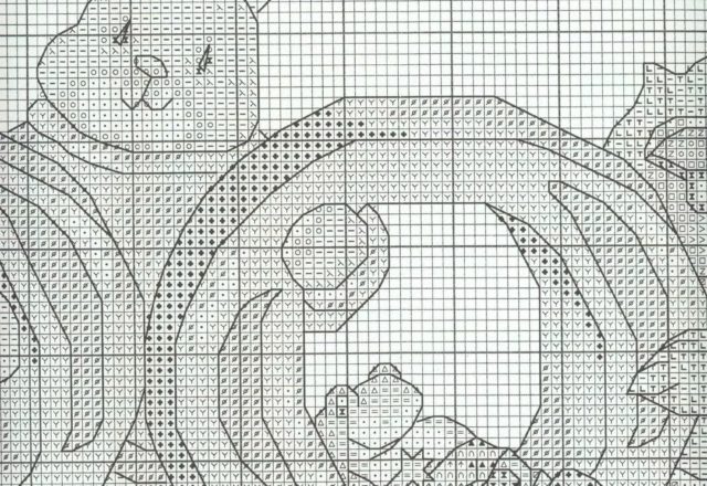 Millenium party-time cross stitch pattern (6)
