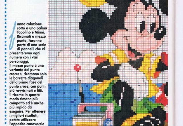 Minnie and Mickey on holiday on the palms (1)