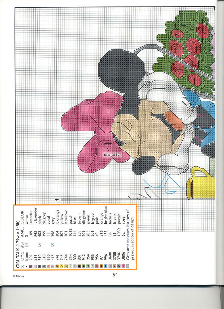 Minnie shopping cross stitch (1)