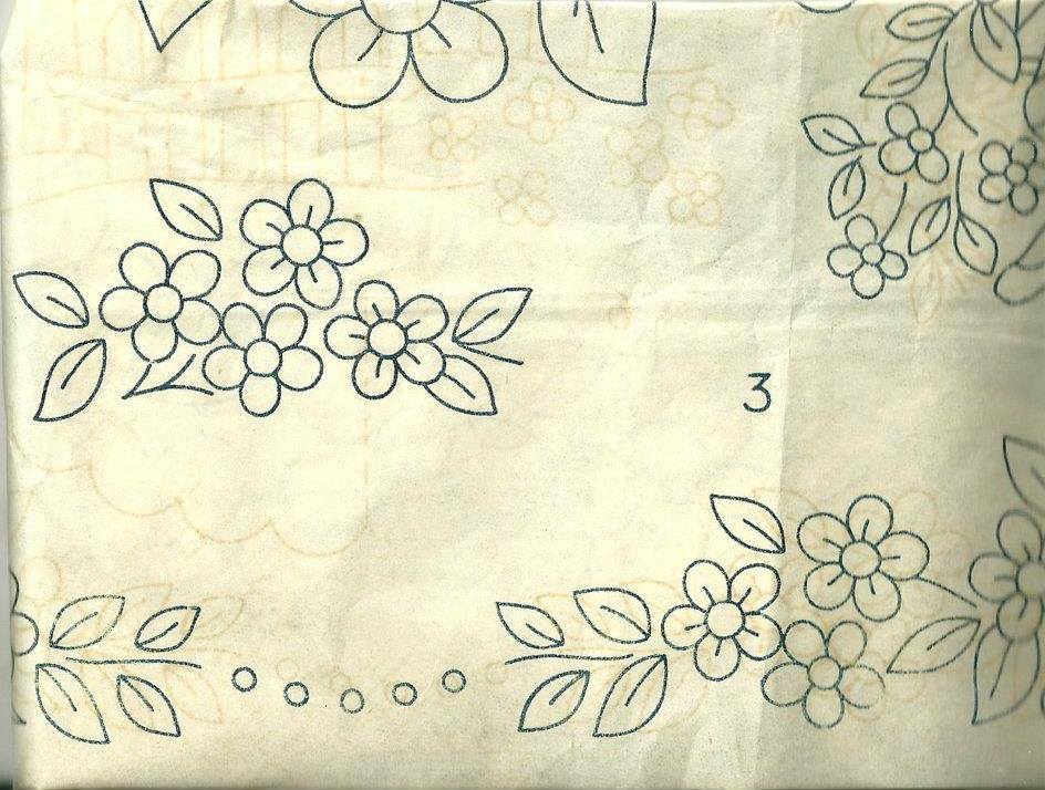 Mixed flowers free hand embroidery design