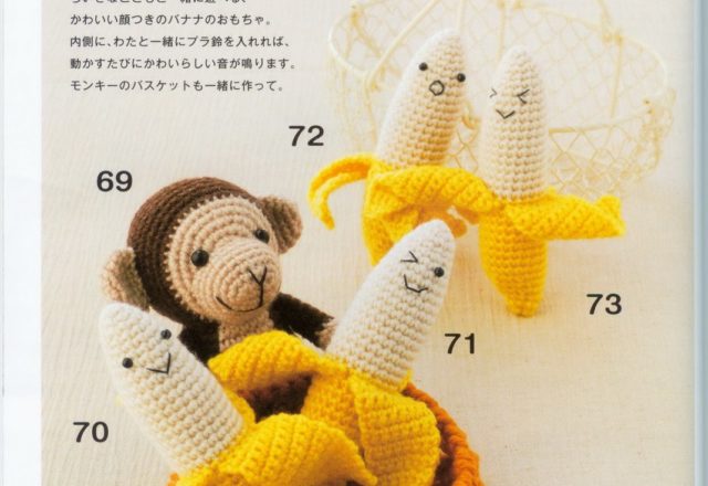 Monkey with bananas amigurumi pattern 1 (1)