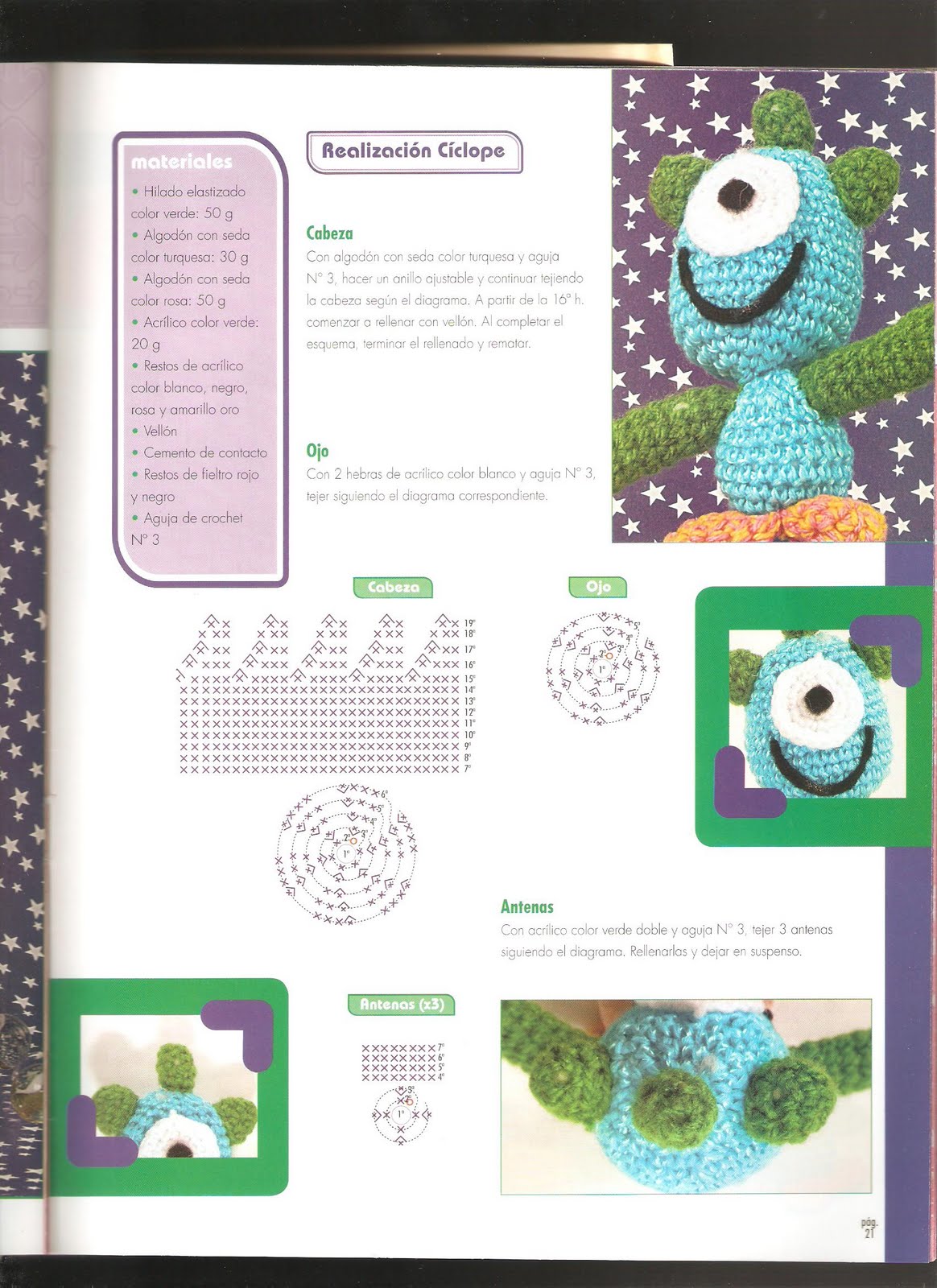 Monster with one eye amigurumi pattern 1 (1)