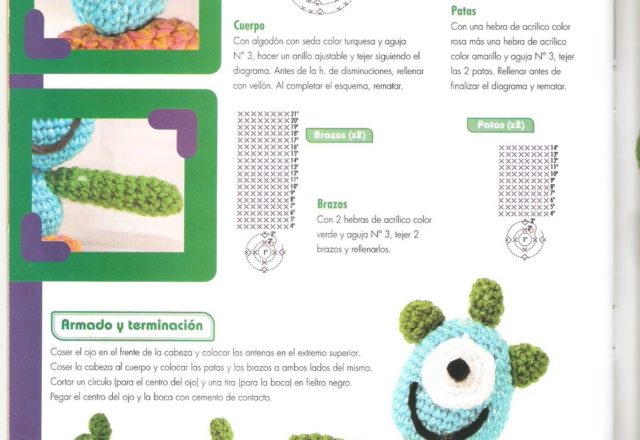 Monster with one eye amigurumi pattern 1 (2)