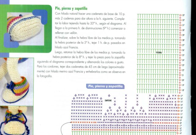 Multicolored dog amigurumi pattern 1 (4)