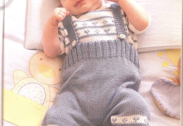 Newborn knit dress knitting pattern (1)