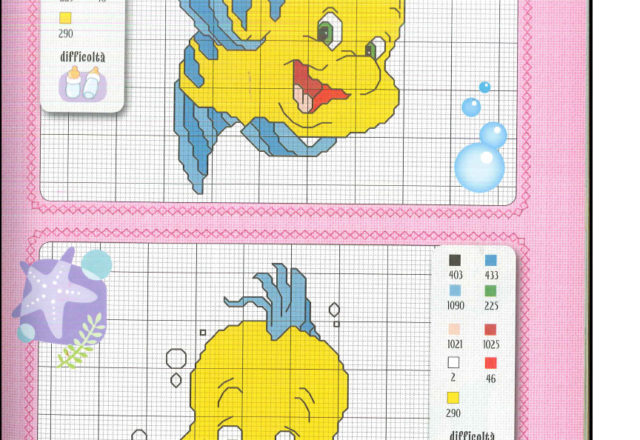 Nice Flounder free cross stitch patterns (1)
