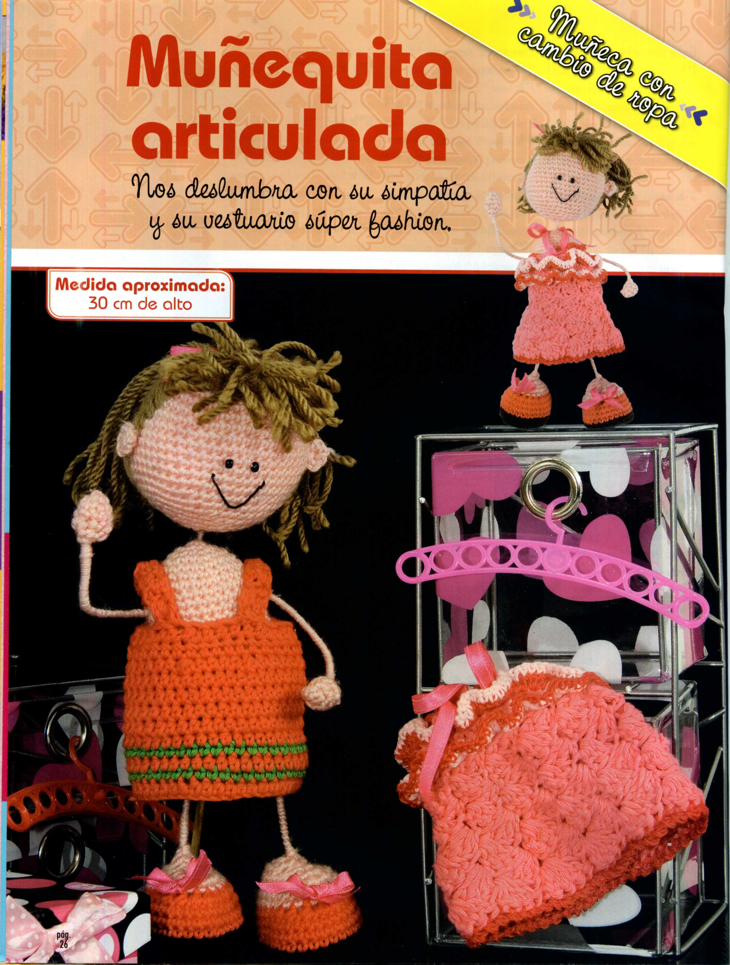 Nice doll with two dresses amigurumi pattern (1)