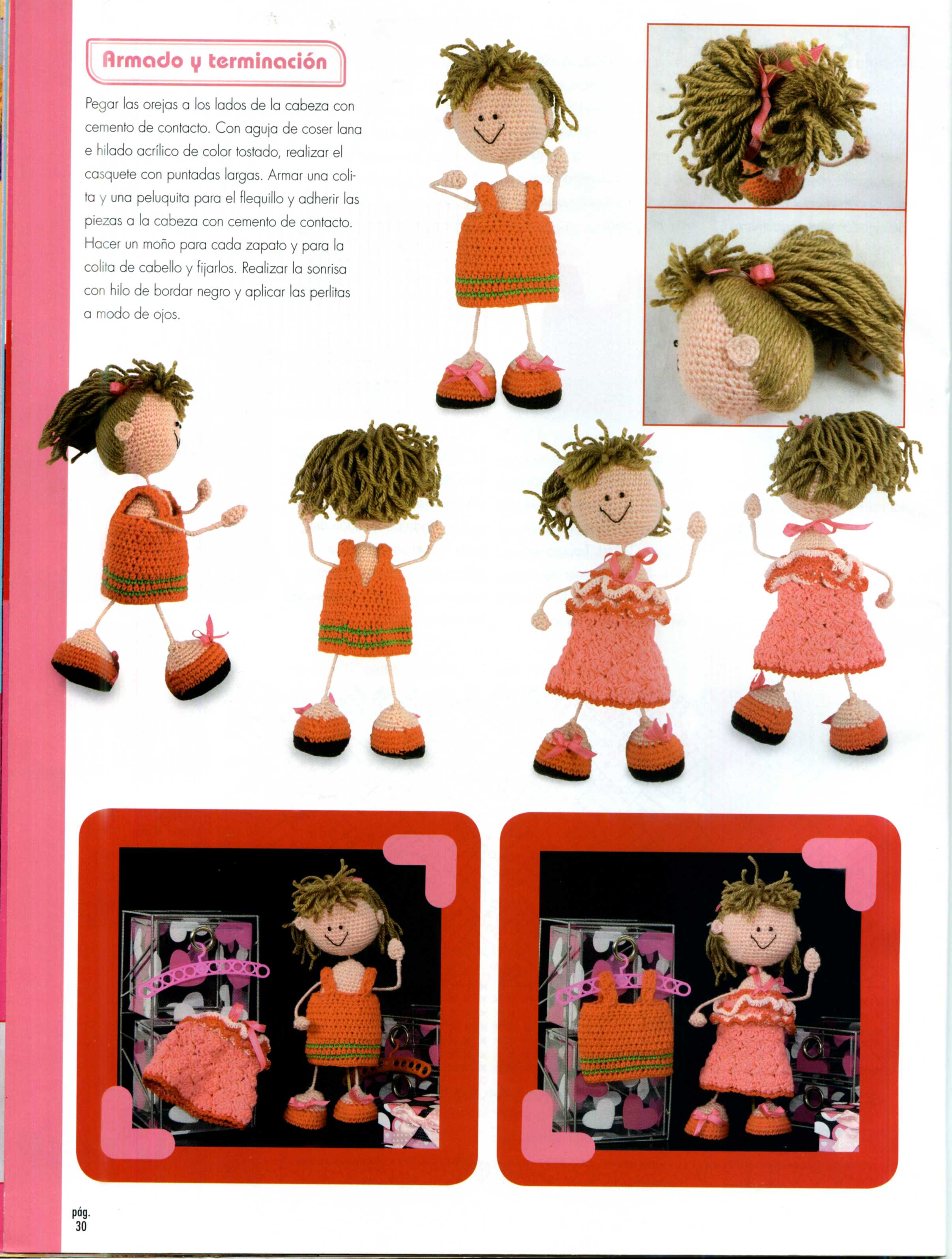 Nice doll with two dresses amigurumi pattern (5)