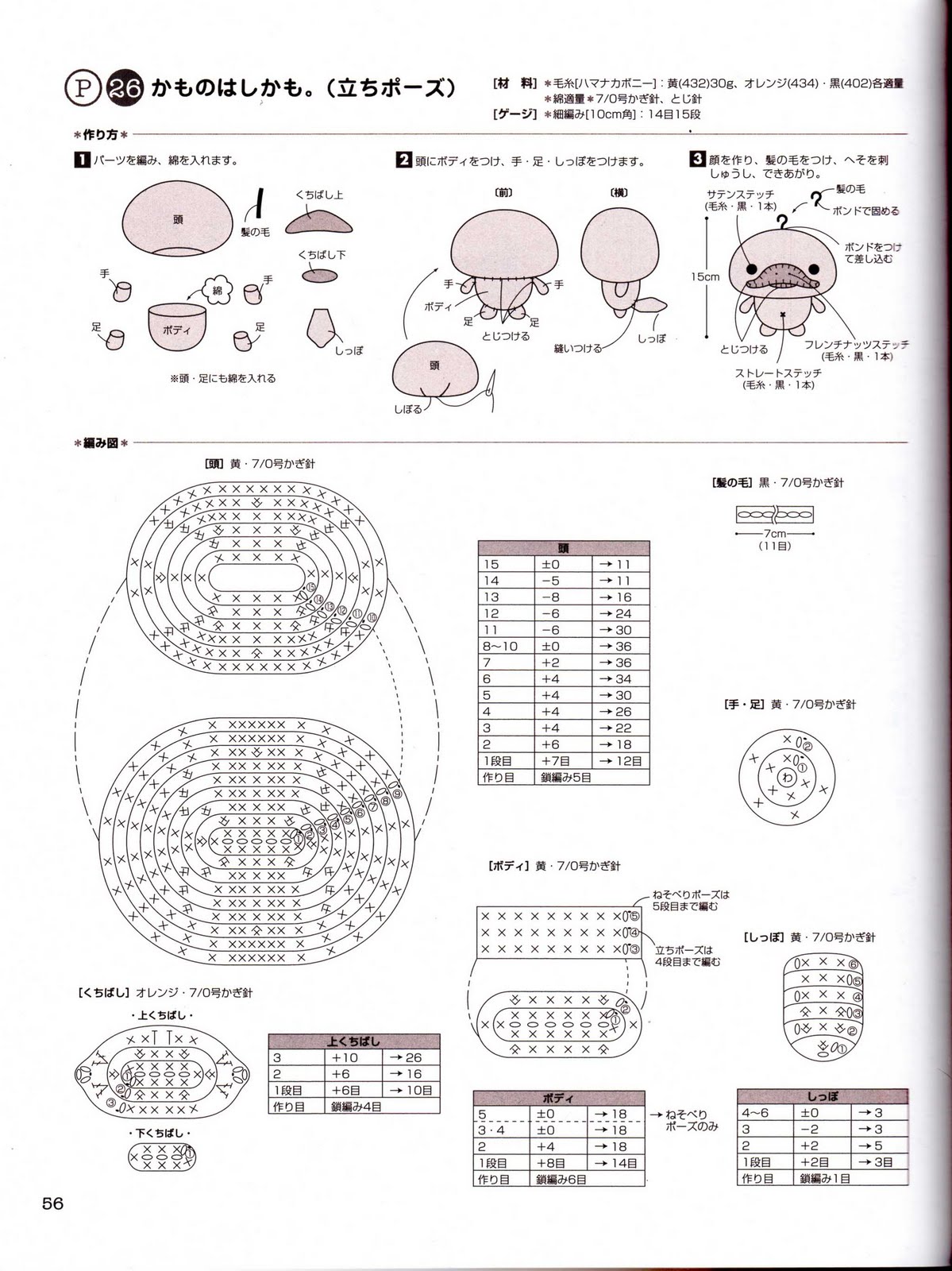 Nice duck amigurumi pattern (2)