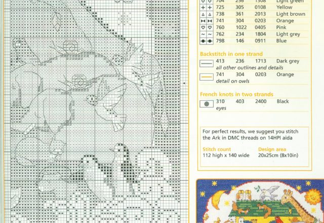 Noah’ s Ark cross stitch (4)