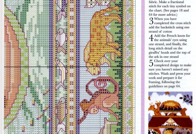 Noah’ s Ark cross stitch pattern (4)