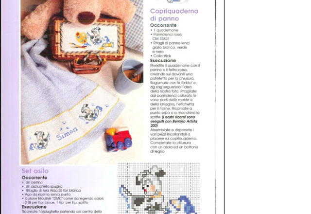 Nursery school dog and colors