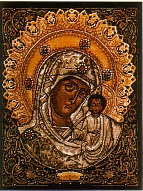 Our Lady of Kazan CROSS STITCH (1)