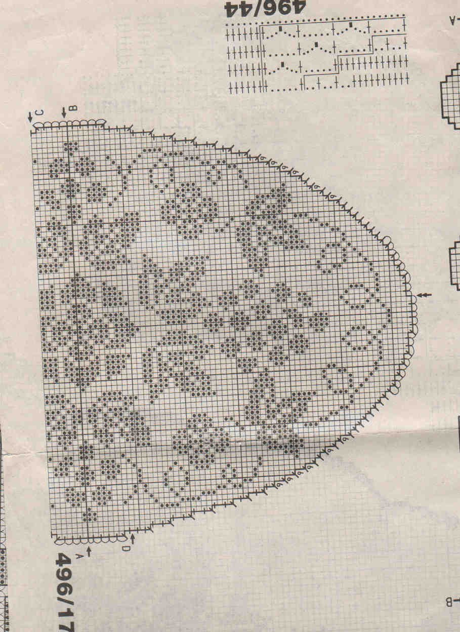 Oval doily filet grapes (2)