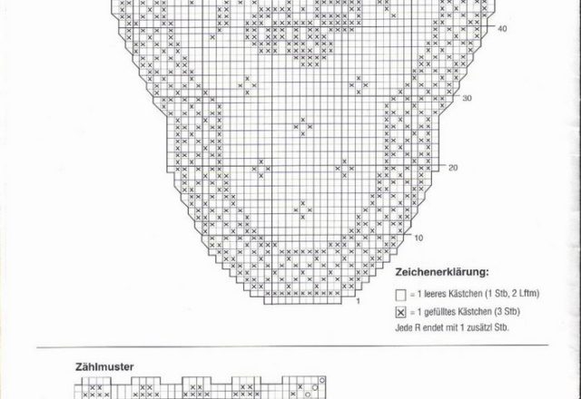 Oval doily filet simple flowers (2)