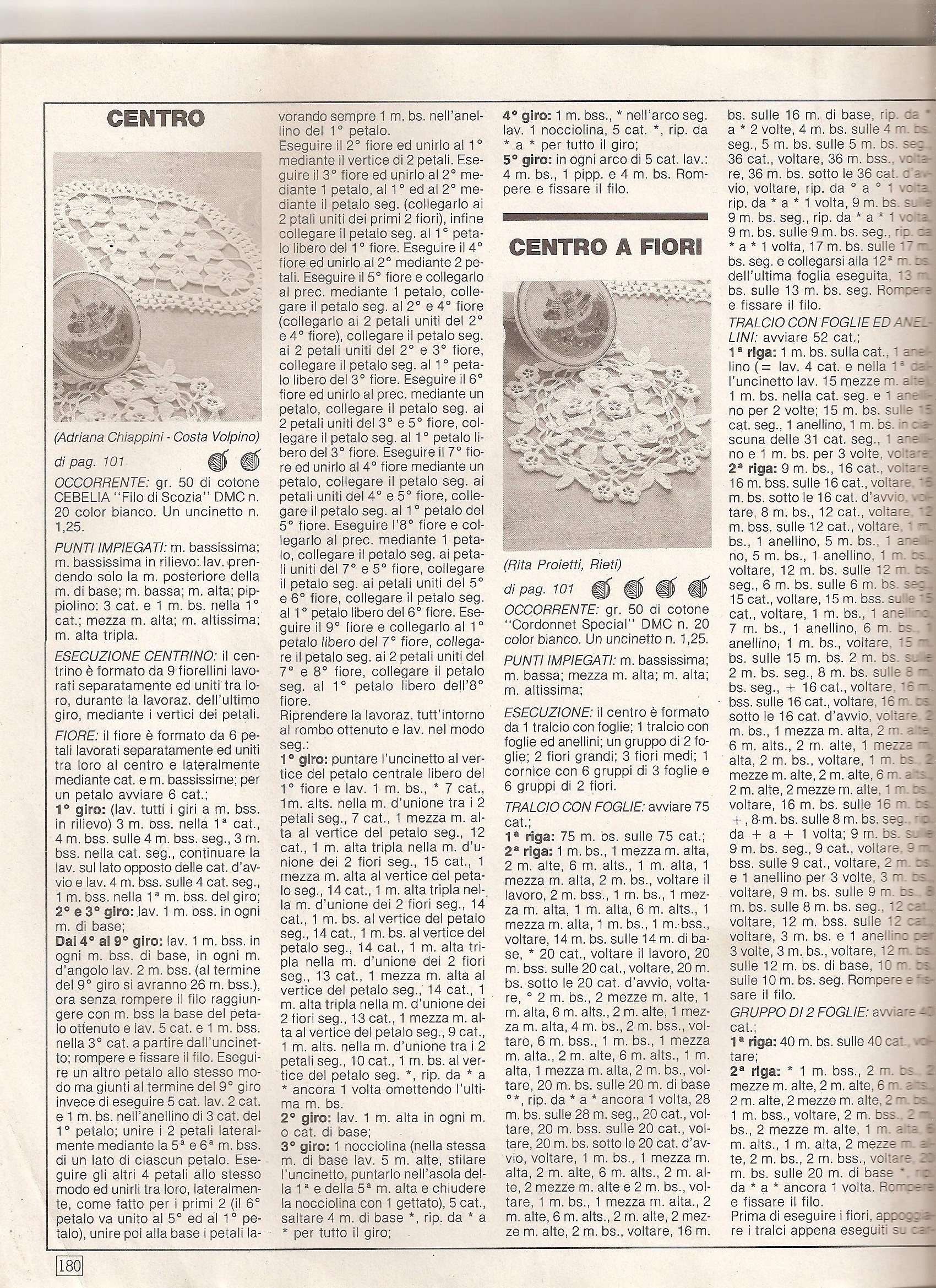 Oval doily flowers (2)