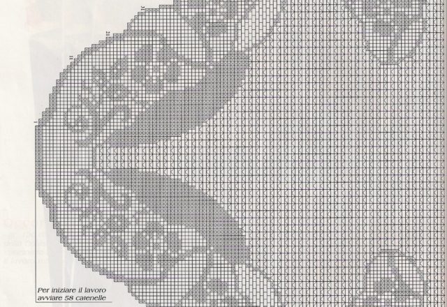 Oval pink doily filet (2)