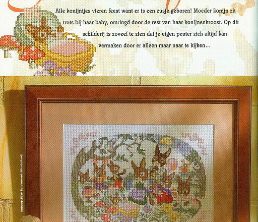 Painting bunny in the cot (1)