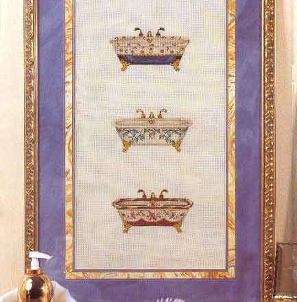 Picture cross stitch bath tubs (1)