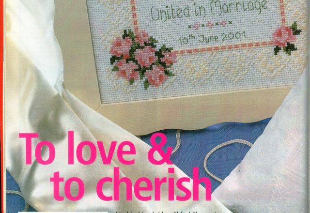 Picture for bride and groom cross stitch pattern(1)