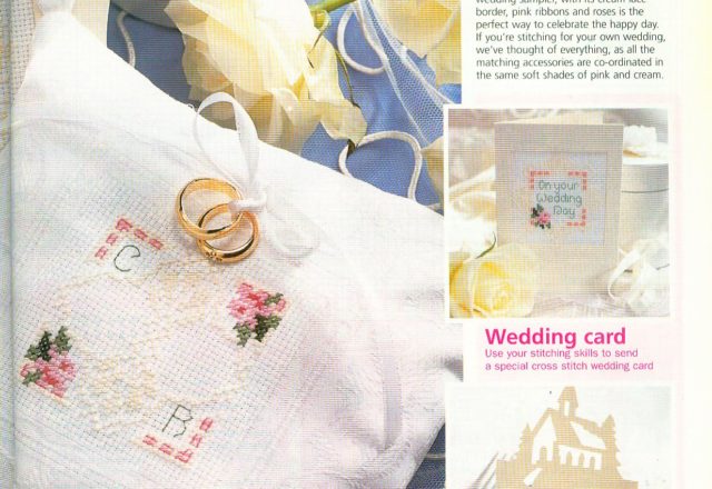 Picture for bride and groom cross stitch pattern(2)