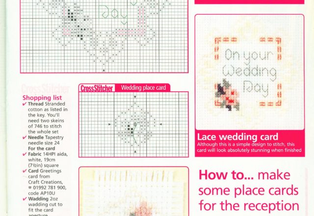 Picture for bride and groom cross stitch pattern(6)