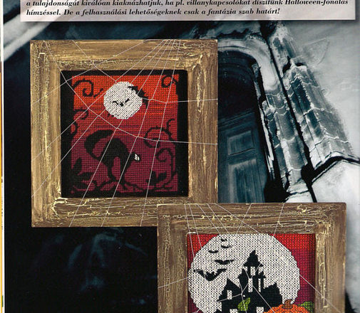 Picture of Halloween cross stitch pattern (1)