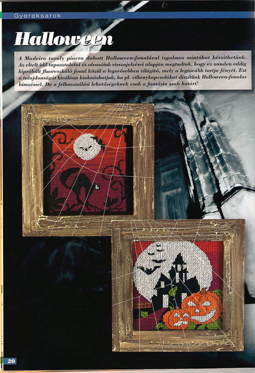 Picture of Halloween cross stitch pattern (1)