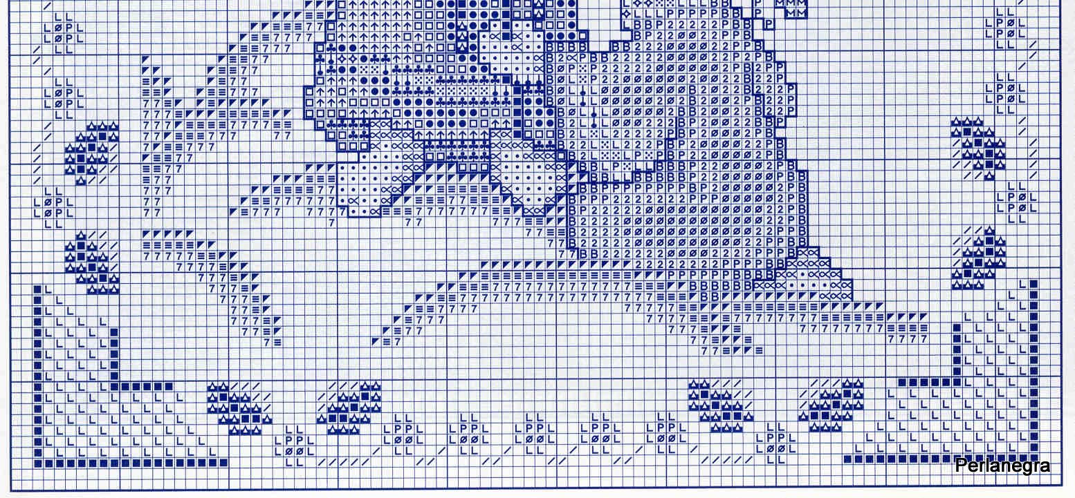 Picture of Holy Communion cross stitch pattern (3)