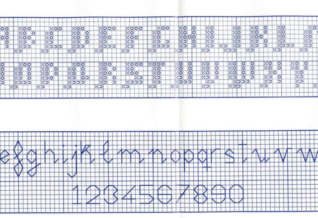 Picture of Holy Communion cross stitch pattern (5)