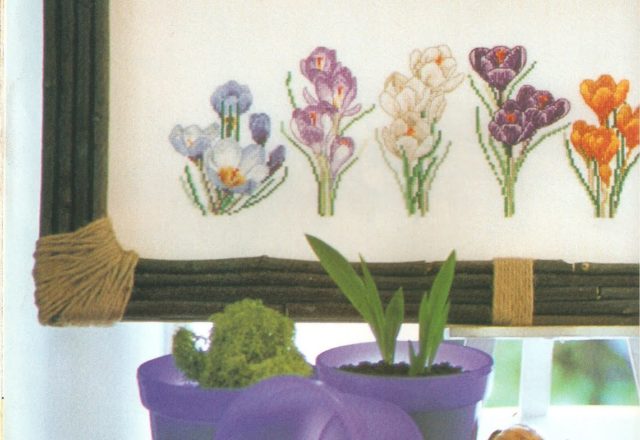 Picture of beautiful flower cross stitch pattern (2)