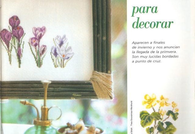 Picture of beautiful flower cross stitch pattern (3)