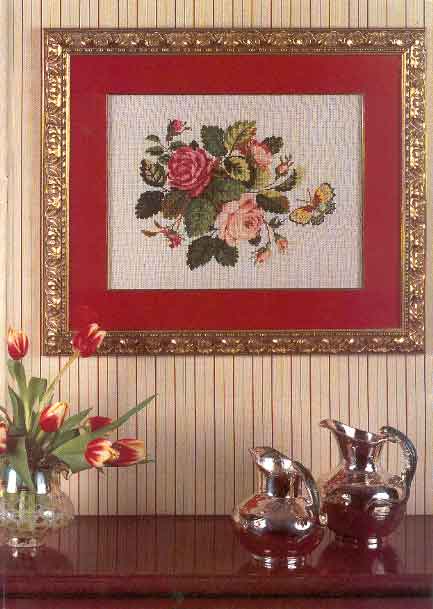 Picture of colorful roses cross stitch pattern (1)
