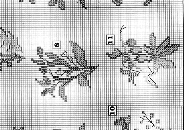 Picture of plants cross stitch patterns (3)