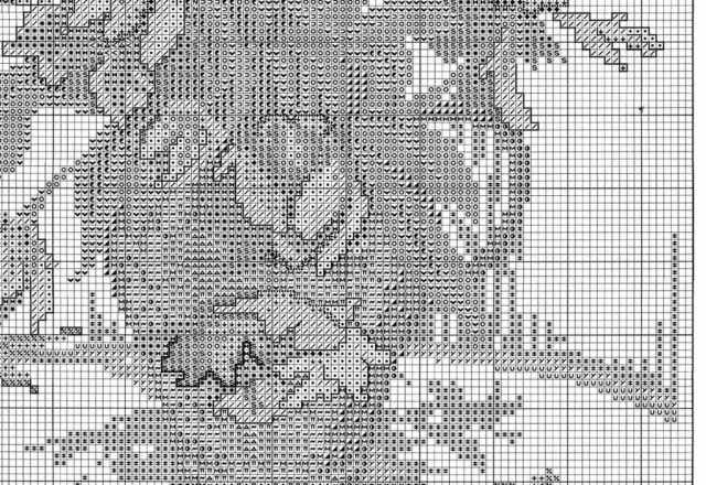 Picture of tulips cross stitch pattern (3)