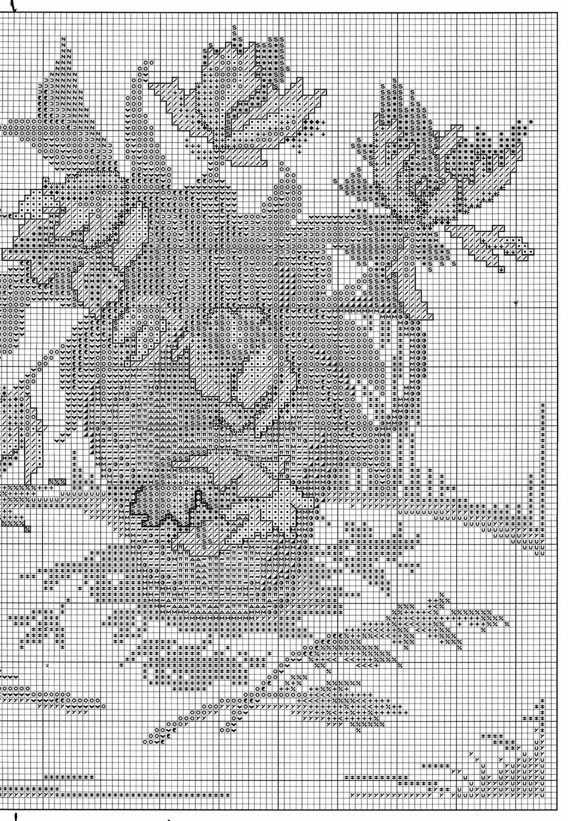 Picture of tulips cross stitch pattern (3)