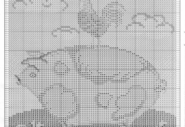 Pig and sheep cross stitch patterns (2)