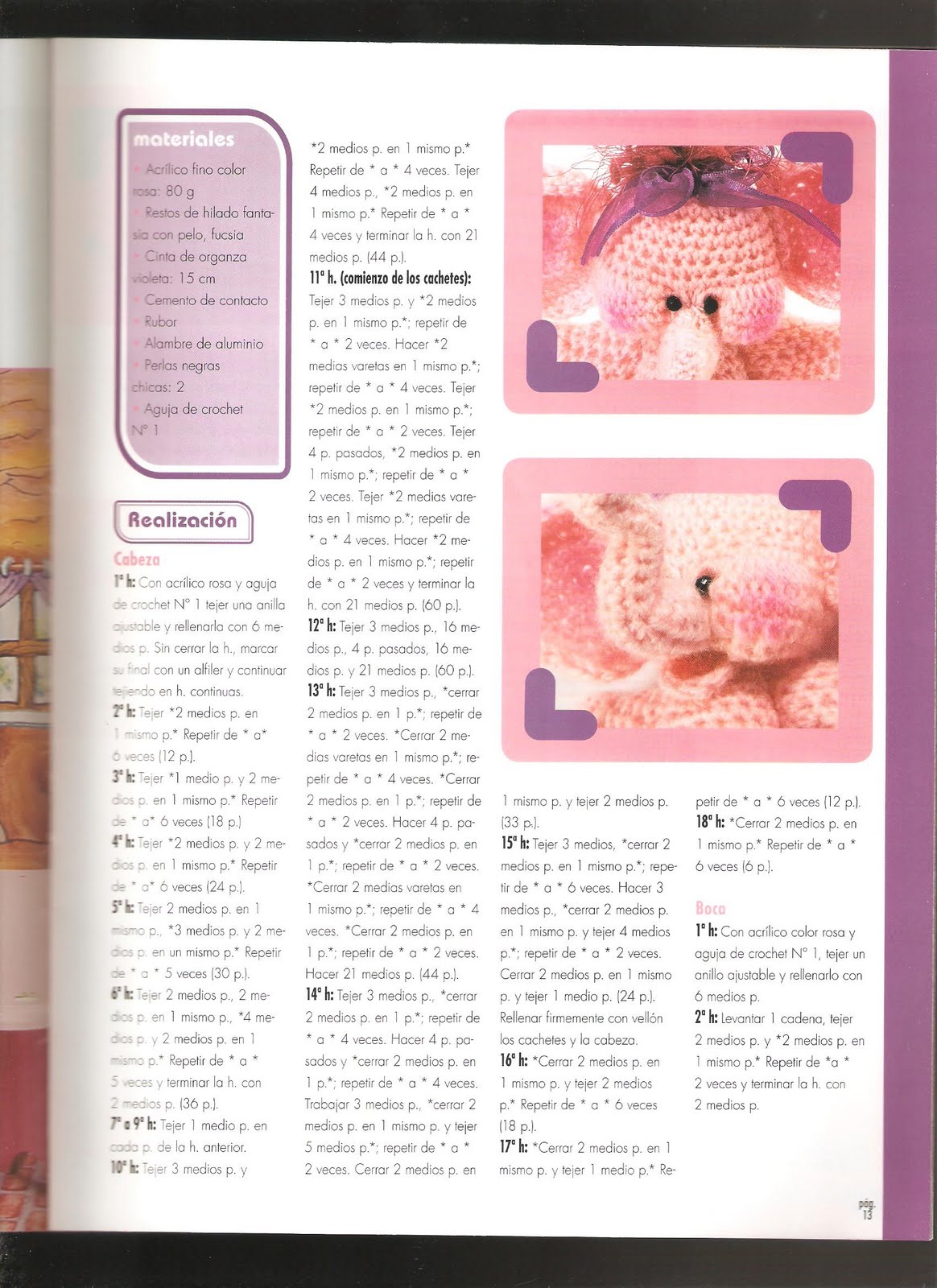 Pink elephant amigurumi pattern 1 (1)