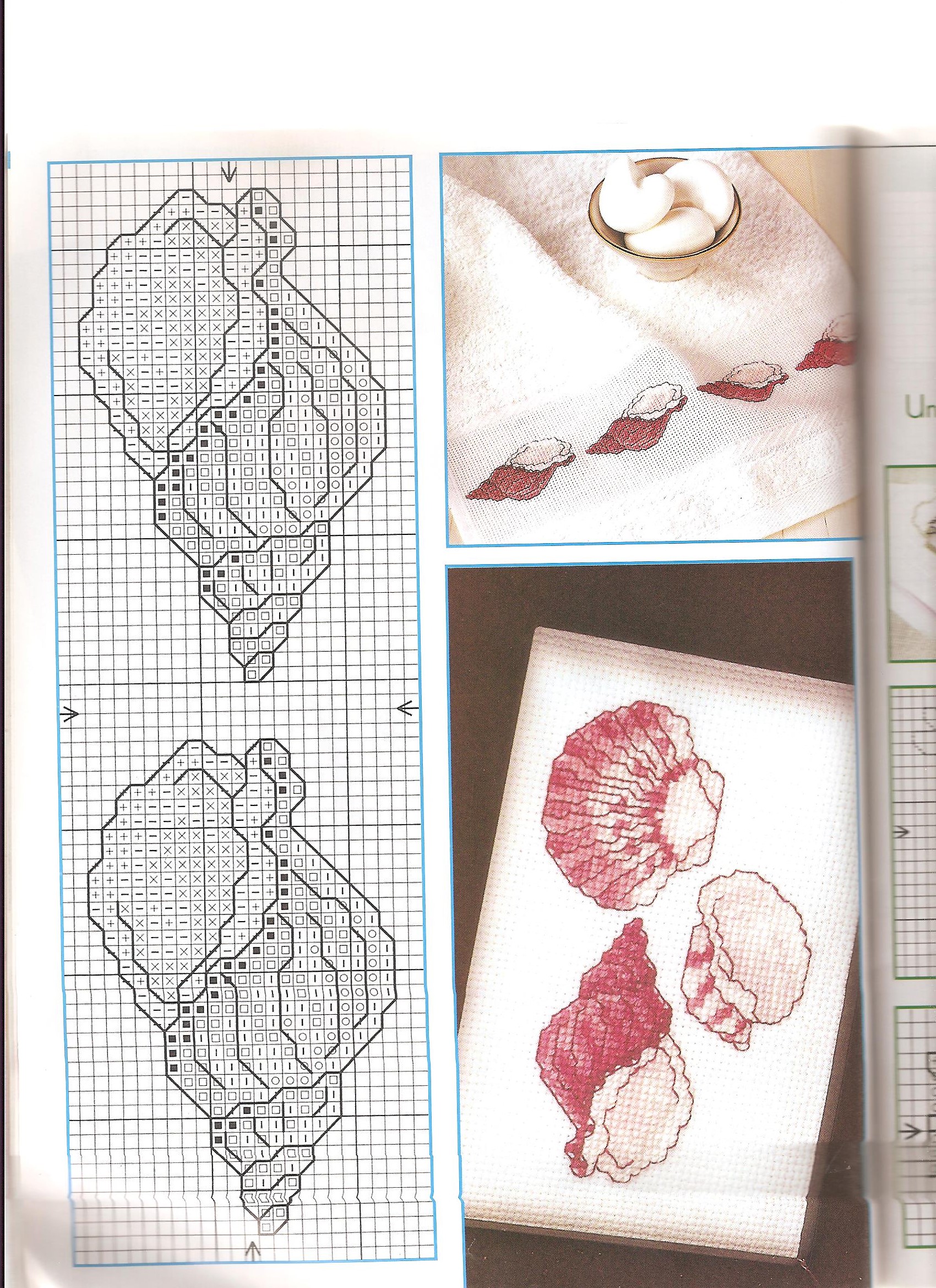 Pink shell cross stitch pattern (3)