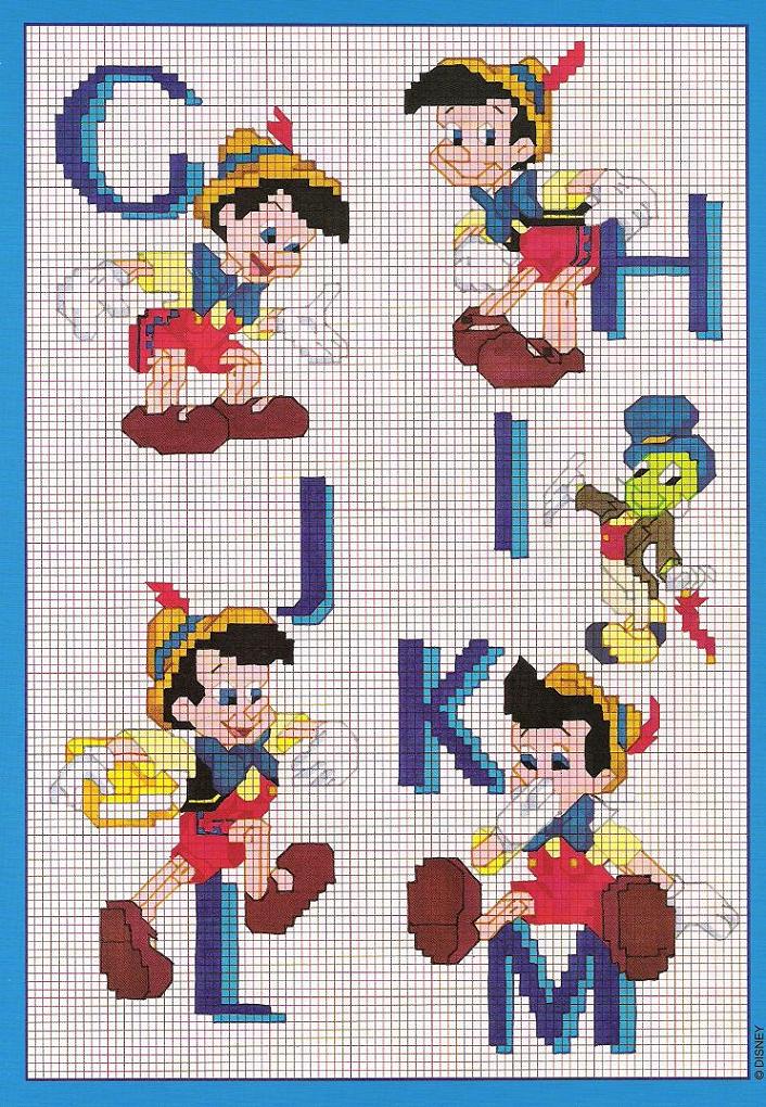 Pinocchio alphabet (2)