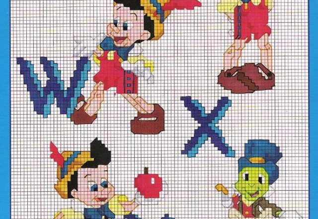 Pinocchio alphabet (4)